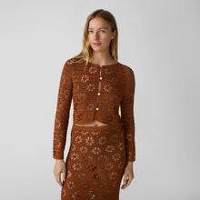Load image into Gallery viewer, Floral Crochet Cardigan