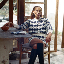 Load image into Gallery viewer, Royal Fair Isle Mini Skirt