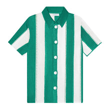 Load image into Gallery viewer, Cabana Stripe Short Sleeve Shirt
