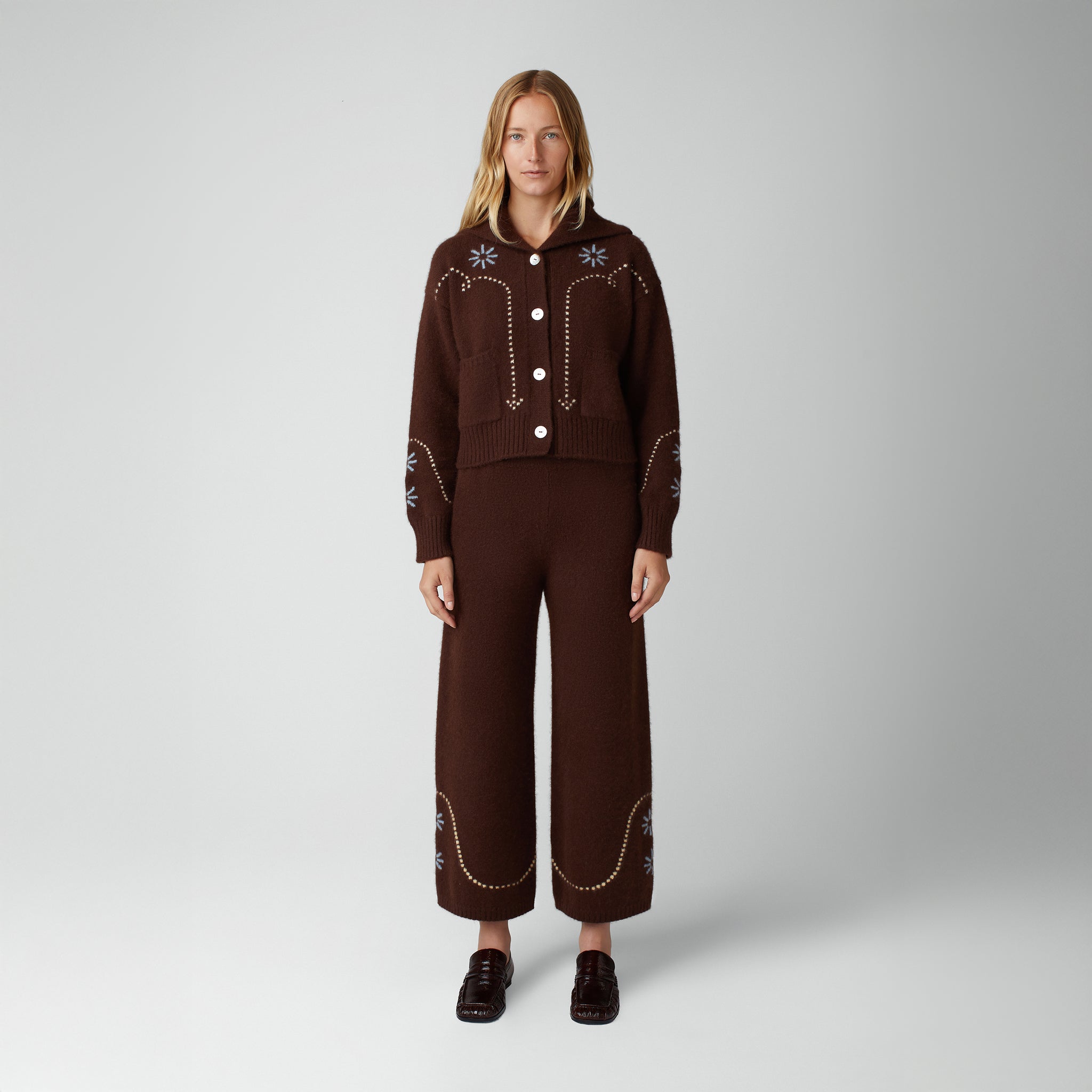 Cashmere Western Cardigan – Calle Del Mar