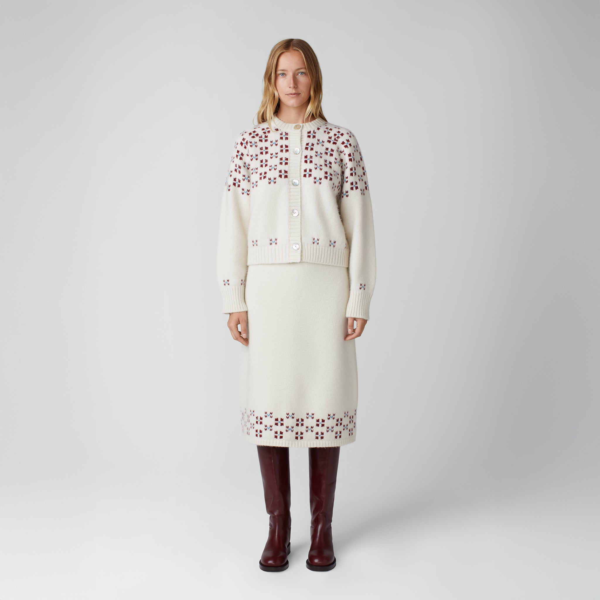 Winter Fair Isle Cardigan – Calle Del Mar