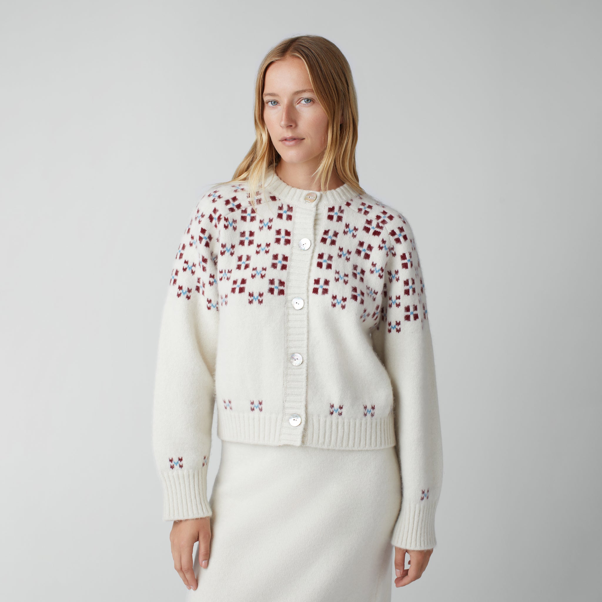 Winter Fair Isle Cardigan – Calle Del Mar