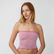 Load image into Gallery viewer, Micro Stripe Lycra Tube Top
