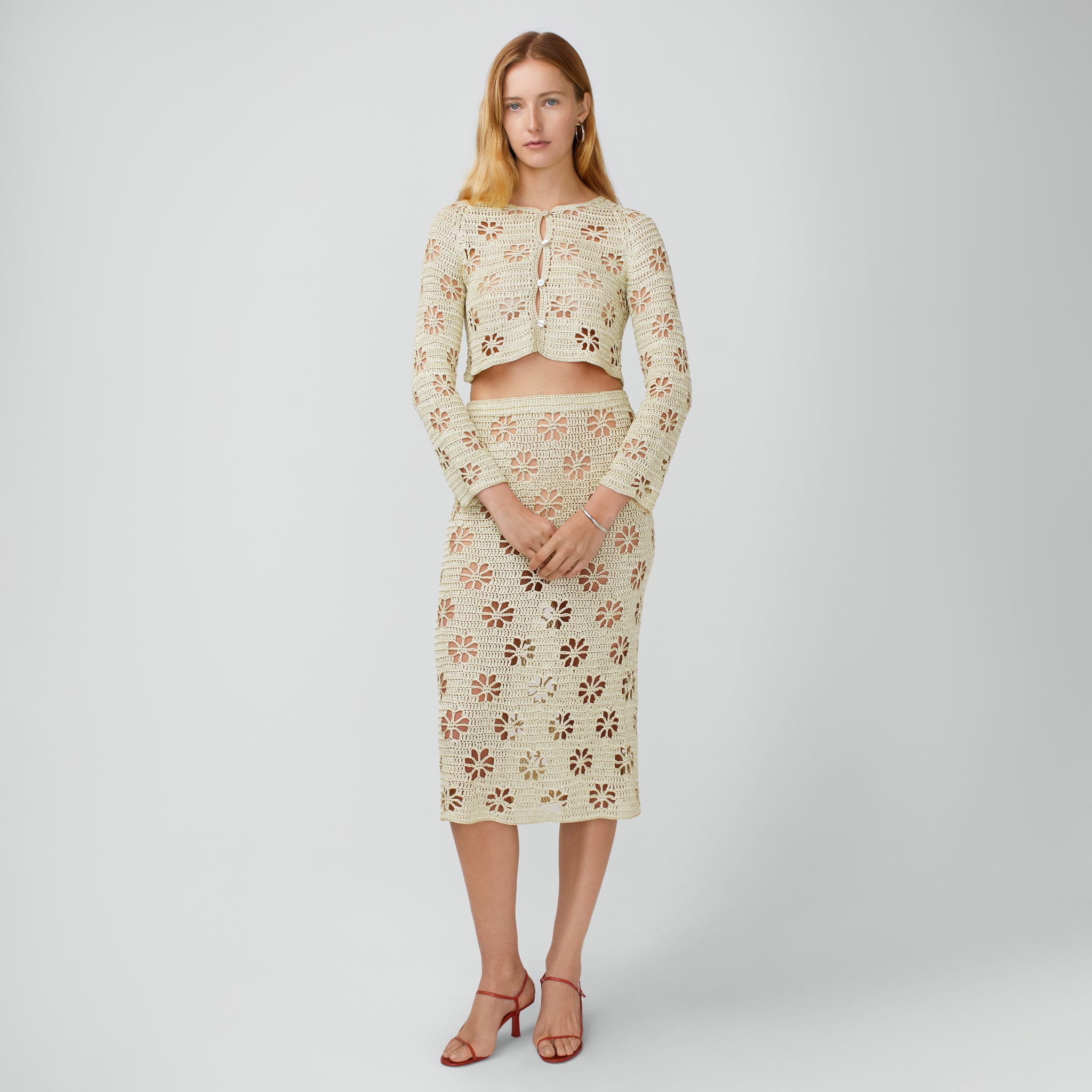 Floral Crochet Cardigan – Calle Del Mar