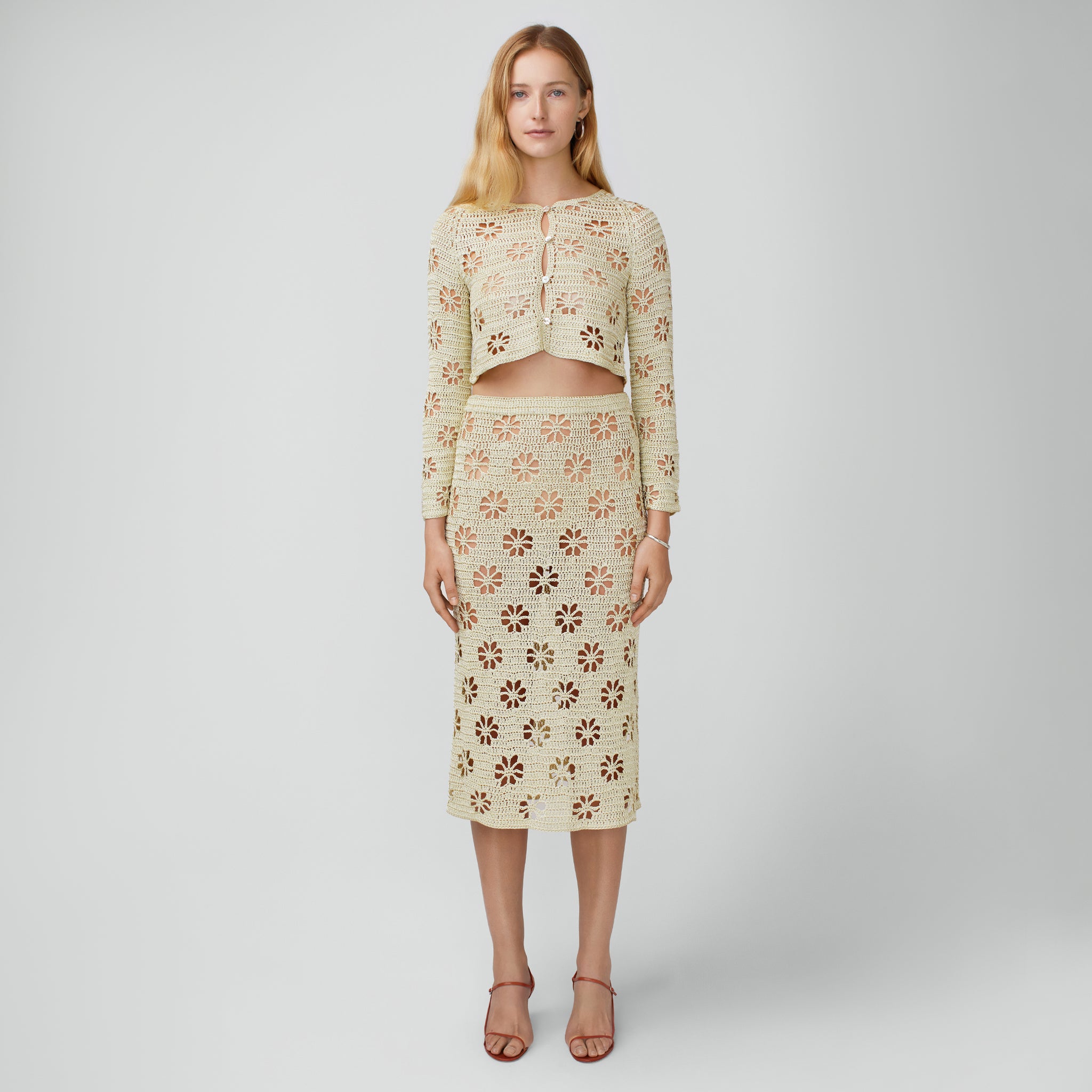 Floral Crochet Cardigan – Calle Del Mar