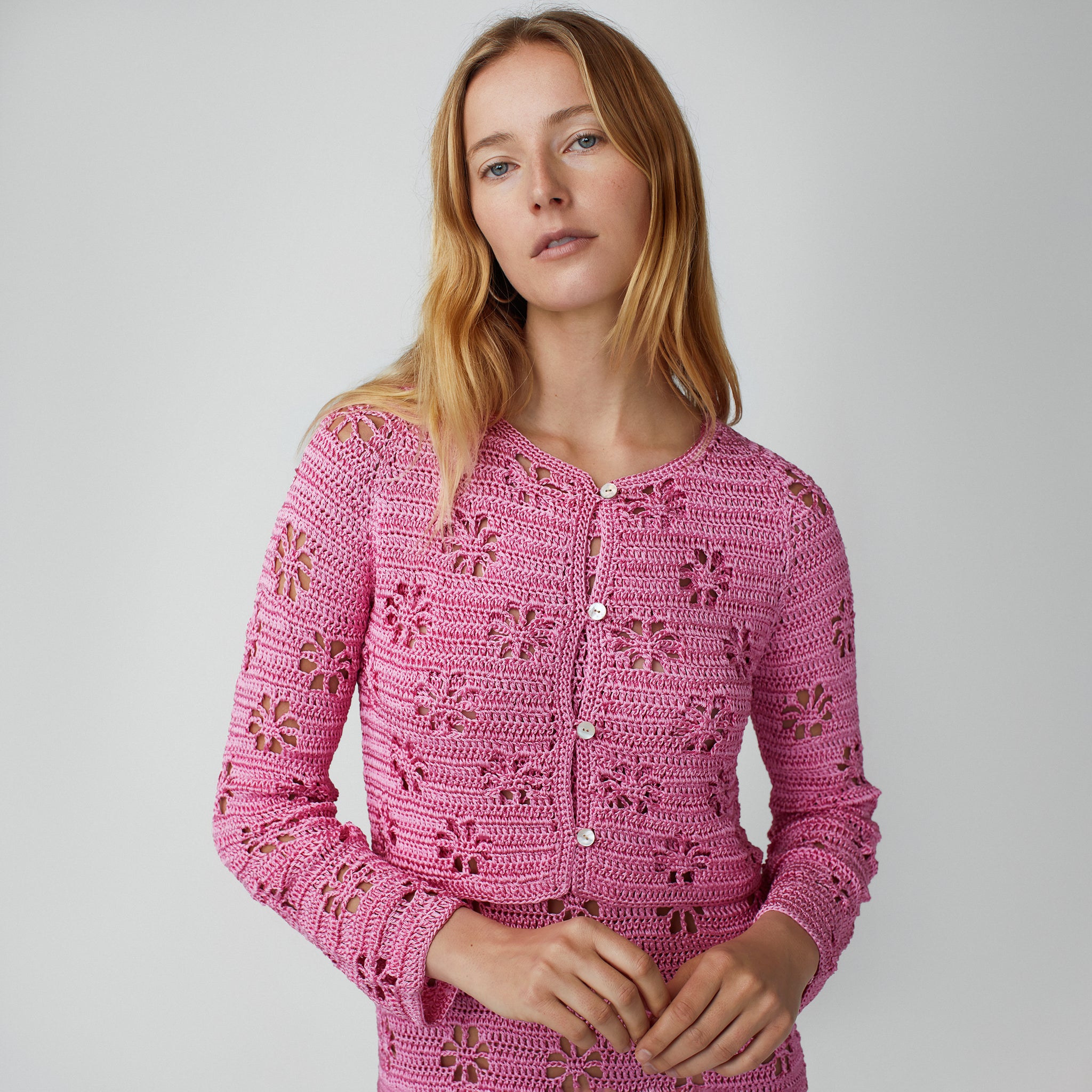 Floral Crochet Cardigan – Calle Del Mar