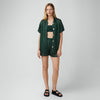 Short Sleeve Patchwork Shirt