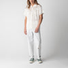 Pointelle Short Sleeve Shirt