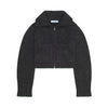 Donegal Cashmere Zip Up Cardigan