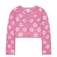 Load image into Gallery viewer, Floral Crochet Cardigan
