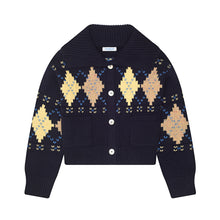 Load image into Gallery viewer, Donegal Argyle Cardigan

