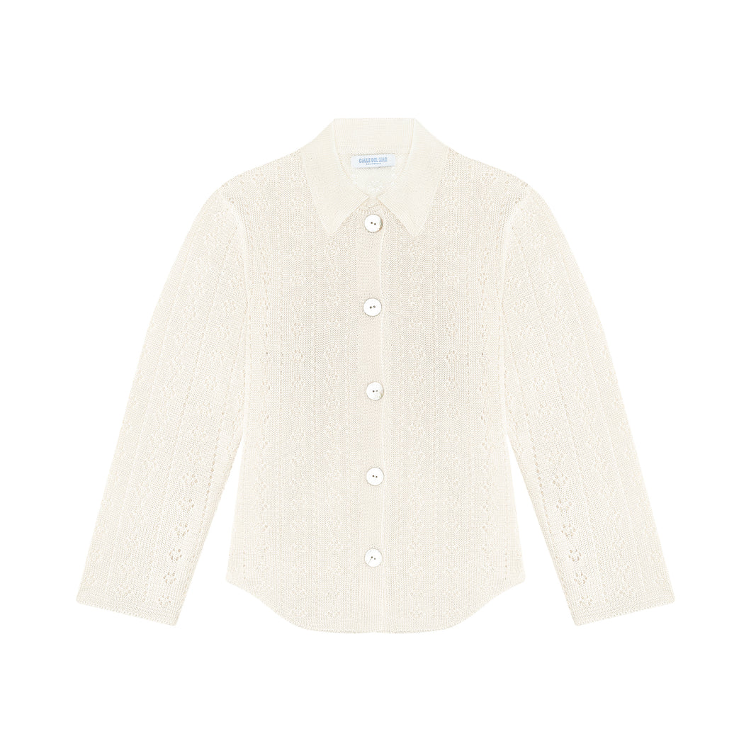 Tailored Eyelet Shirt