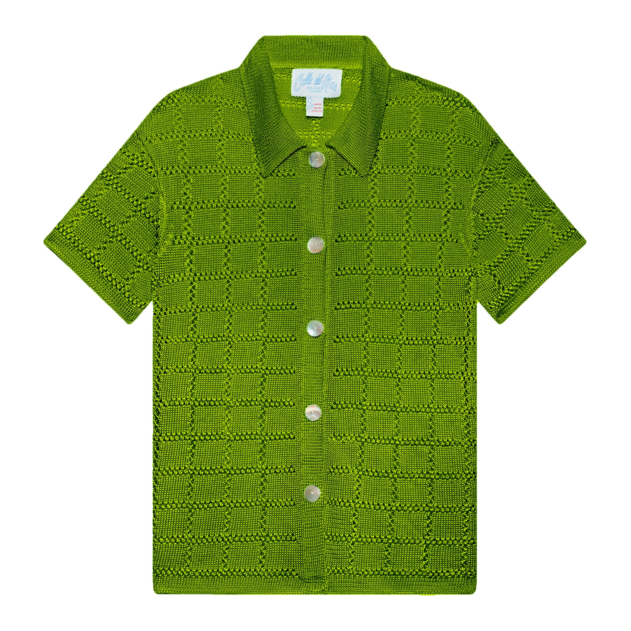 Short Sleeve Patchwork Shirt – Calle Del Mar